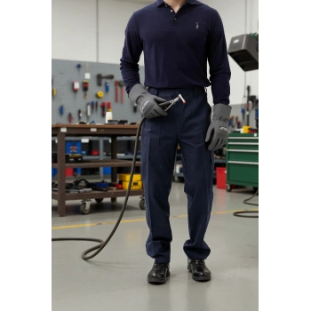 Erkek Pamuklu Yazlık İş Pantolonu Galanthus Hafif Tasarım