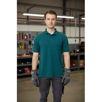 Erkek Polo Yaka Tshirt Koyu Pamuklu Nefes Alabilir Klasik Nepeta shirt Kesim Günlük İş Kullanımı