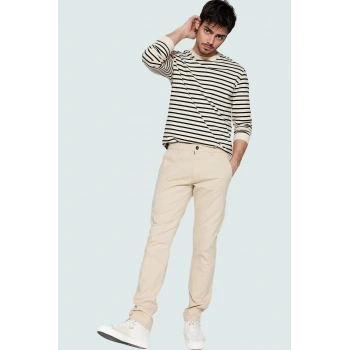 Erkek Regular Fit Chino Gabardin Pantolon Pamuklu Günlük Kombinler İçin Yaz Aylarının Vazgeçilmezi