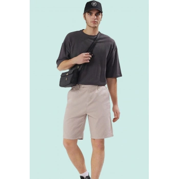 Erkek Regular Fit Gabardin Şort Pamuk Günlük Kullanım İçin Hafta Sonu Yaz Aylarının Vazgeçilmezi
