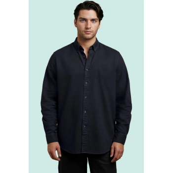 Erkek Regular Fit Uzun Kollu Pamuklu Gömlek Günlük Kullanım İçin Yaz Aylarının Vazgeçilmezi
