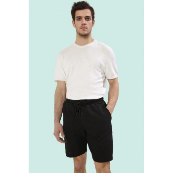 Erkek Regular Normal Kesim Şort Boru Paça Örme Kumaş Rahat Günlük Yaz Aylarının Vazgeçilmezi