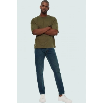 Erkek Skinny Dar Kesim Jeans Kot Pantolon Comfort Dokuma Günlük Kullanım Dayanıklı Malzeme