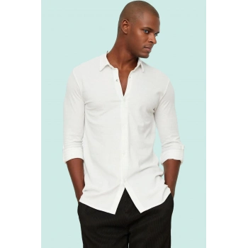 Erkek Slim Fit Örme Pike Gömlek Pamuk Günlük Ve İş Hayatı Hafta Sonu Yaz Aylarının Vazgeçilmezi
