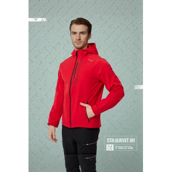 Erkek Softshell Mont Su Gecirmez Campanula Rüzgar Geçirmez Nefes Alabilir Outdoor Günlük Kullanıma