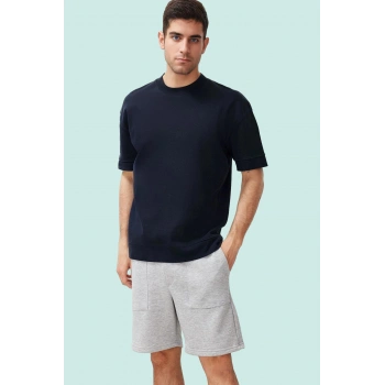 Erkek Şort Yazlık Boru Paça Slogan Baskılı Rahat Günlük Hafta Sonu Yaz Aylarının Vazgeçilmezi