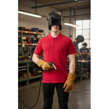 Erkek Yazlık Polo Tişört Açık 100 Pamuk Galanthus shırt