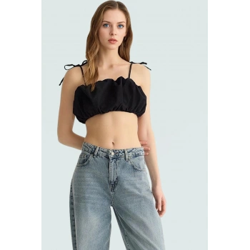 Fitted Dacron Dokuma Bluz Şık ve Rahat Yazlık Ürün Özel Tasarım Trend