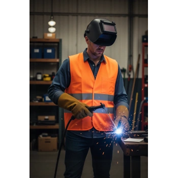 Fosforlu Reflektörlü Güvenlik Yeleği Galanthus vıs Yelek İş Güvenliği