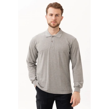 Gaura Polo T-shırt Gri Melanj