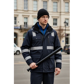 Guvenlik Copu Ergonomik Sapli Dayanikli Plastik Düz Model Saplı Malzeme