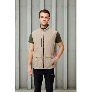 Hafif Yelek Erkek Yazlık Çok Cepli Outdoor Kaçkar Nefes Alabilir Kamp Günlük İçin