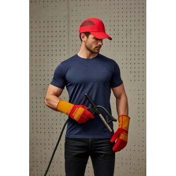 Havalandırmalı Fileli Şapka SHL03 Darbe Emici Yüksek Kaskı Model Shl