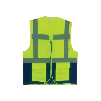 Hi-vis Teknik Yelek F.sarı-lacivert