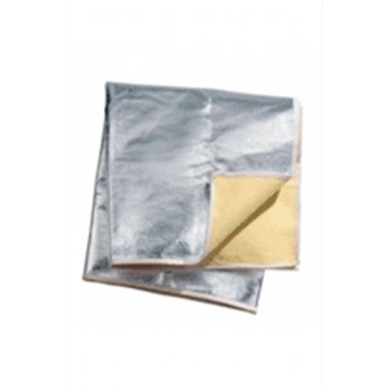 Isıya Dayanıklı Yangın Battaniyesi 160x180cm 160x180 Yanmaz Alüminize Tek Tarafı Alüminyum