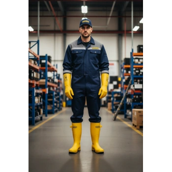 İzole Elektrikçi Eldiveni İş Güvenliği 5kv Eldiven Catu Mark Std