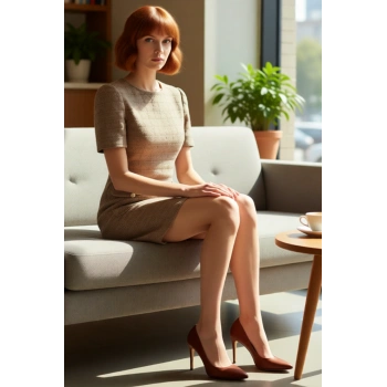 Kadın A Kesim %100 Pamuk Dokuma Mini Elbise Bisiklet Yaka Günlük ve Şık Kombinler İçin Kaliteli