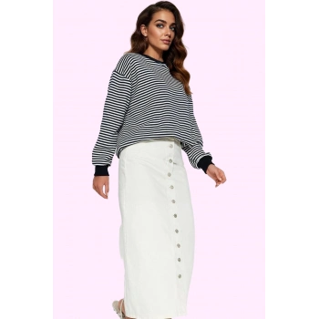 Kadın A line Denim Kot Etek; Pamuk Kemerli Maxi Boy Casual Günlük Kullanım Kaliteli Malzeme