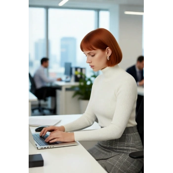 Kadın Basic Fitted Akrilik Triko Balıkçı Yaka Kazak Uzun Kollu Şık Günlük Giyim Modeli Kaliteli