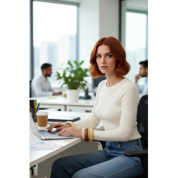 Kadın Basic Fitted Triko Kazak Bisiklet Yaka İnce Yapısıyla Sonbahar İlkbahar Şıklığı Sunar