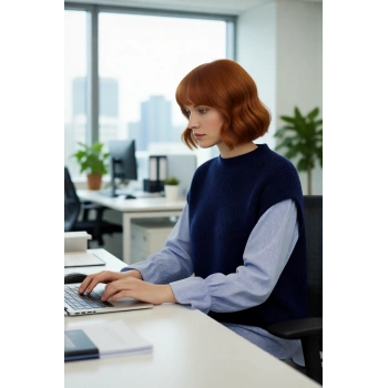 Kadın Basic Regular Kalıp Triko Süveter Gömlek Garnili Yumuşak Dokulu Kış Modası İçin İdeal Bir