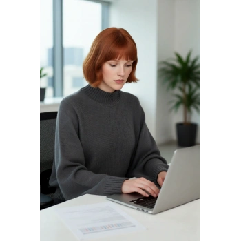 Kadın Basic Siluet Oversize Dik Yaka İspanyol Kol Akrilik Triko Kazak Konforlu Ve Modern Kaliteli