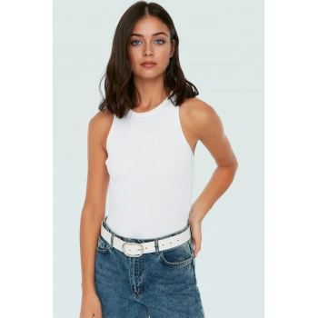 Kadın Bisiklet Yaka Fitted Viskoz Bluz Rahat Yazlık Günlük Modern Stil Özel Tasarım