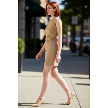 Kadın Bodycon Mini Kolsuz Dokuma Elbise Düz Bisiklet Yaka Vücudu Saran Şık Tasarım Günlük Kullanım