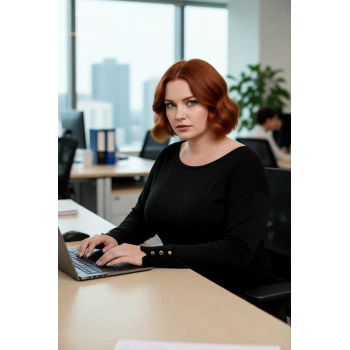 Kadın Büyük Beden Kayık Yaka İnce Triko Kazak Standart Kollu Düğmeli Tasarım Kışlık Şıklık