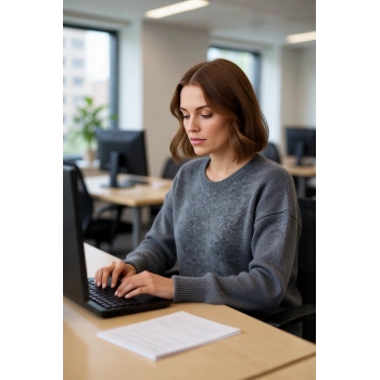 Kadın Casual Günlük Bisiklet Yaka Oversize Düşük Kol Triko Kazak Rahat Ve Şık Bir Parça Kaliteli