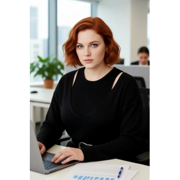 Kadın Casual Regular Kalıp Akrilik Triko İkili Bluz Kazak Takımı Düz Desen Uzun Kol Konforu