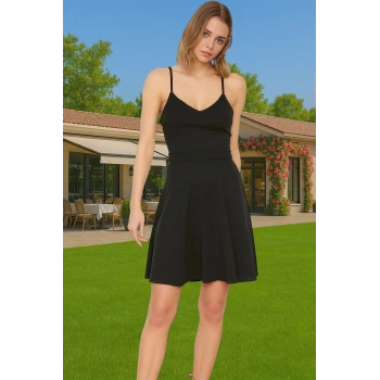 Kadın Çiçek Desenli Mini Elbise Örme Krep Yazlık Günlük Kaliteli İşçilik Özel Tasarım Rahat Ve Şık