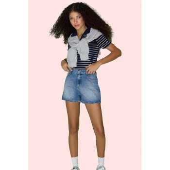 Kadın Denim Şort Geniş Paça City Kalıp Pamuklu Günlük Kombinler Yaz Aylarının Vazgeçilmezi