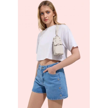 Kadın Denim Şort Geniş Paça City Kalıp Pamuklu Günlük Kombinler Yaz Aylarının Vazgeçilmezi