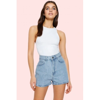 Kadın Denim Şort Pamuk City Short Kalıp Geniş Paça Kısa Boy Yazlık Yaz Aylarının Vazgeçilmezi