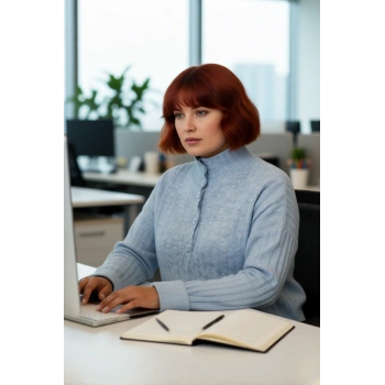 Kadın Düğmeli Triko Kazak Relaxed Kalıp Dik Yaka Fitilli Dokuma Soğuk Havalarda Şıklık ve Konfor