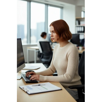 Kadın Fitted Bisiklet Yaka Uzun Kollu Fitilli Triko Kazak Casual Giyimde Vazgeçilmez Parça