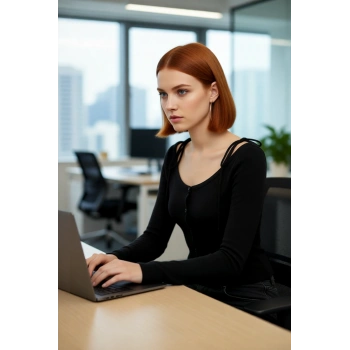 Kadın İnce Triko Hırka Siyah Fitted Kayık Yaka Crop Uzun Kollu Düşük Kol Rahat Şık Modern Basic