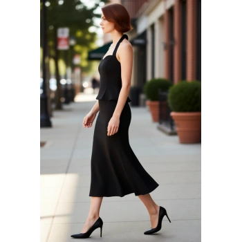 Kadın Kalp Yaka Balık Maxi Abiye Elbise Özel Davetler İçin Şık Ve Zarif Tasarım Stili Kaliteli