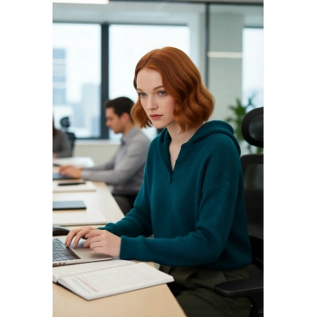 Kadın Kapüşonlu Oversize Düşük Kol Triko Kazak Fitilli Dokusuyla Kış Aylarının Favorisi Olacak