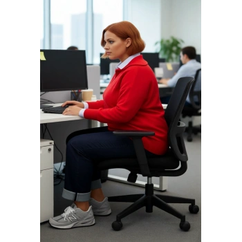 Kadın Kırmızı Düşük Kol Regular Triko Kazak Devrik Yaka Fermuarlı Akrilik Düz Desen Kışlık