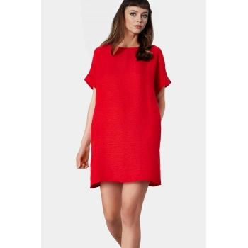 Kadın Kısa Mini Aerobin Dokuma Elbise Günlük Kullanım Mükemmel Uyum Modern Stil