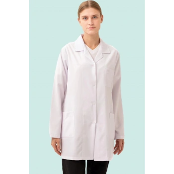 Kadın Laboratuvar Önlüğü İş Güvenliği Hedera Önlük Doktor Öğrenci Medikal