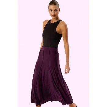 Kadın Maxi A line Örme Etek Renk Günlük Casual Stil Özel Günler Yaz Aylarının Vazgeçilmezi