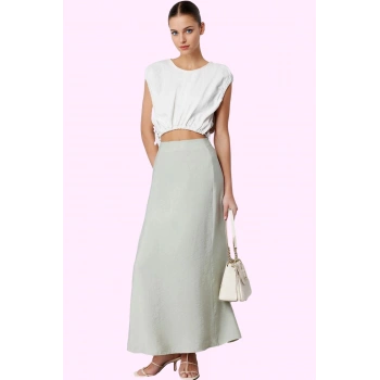 Kadın Maxi Etek A line Kesim Rahat Günlük Kombinler Özel Günler Yaz Aylarının Vazgeçilmezi