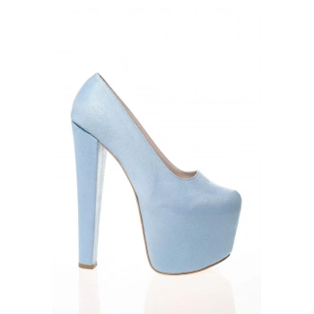 Kadın Moda Şık Fuşya Süet Yüksek Topuk Topuklu Zarif Tasarım Düğün Nişan Gece Abiye Ayakkabı