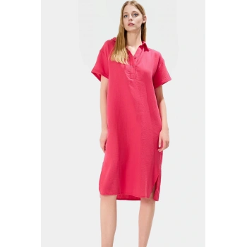 Kadın Müslin Midi Elbise Rahat Günlük Yazlık Giysi Dayanıklı Malzeme Kaliteli İşçilik