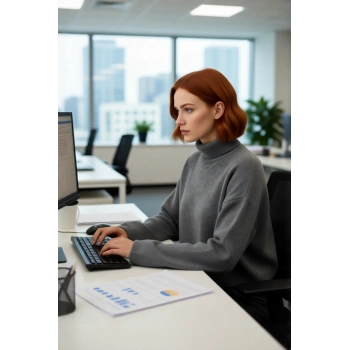 Kadın Oversize Balıkçı Yaka Düşük Kol Triko Kazak Süper Crop Boy Kışlık Rahat Ve Şık Tasarım
