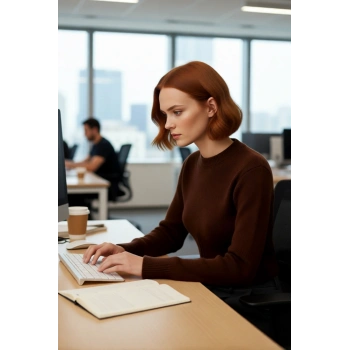 Kadın Rahat Kesim Düşük Kollu Bisiklet Yaka Fermuarlı Crop Boy Triko Kalın Kazak Kaliteli Şık