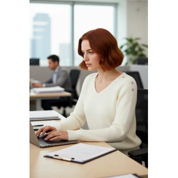 Kadın Regular Kalıp Yumuşak Dokulu Bisiklet Yaka Taş Detaylı Triko Kazak Kış Sezonu İçin Modern